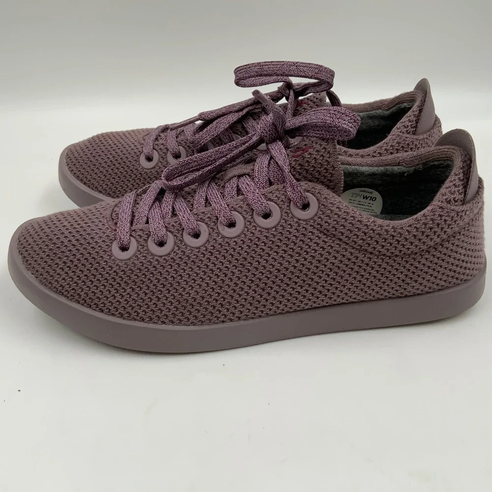Allbirds Women's Wool Knit Sneakers Shoes Purple Size W10 - Picture 3 of 8